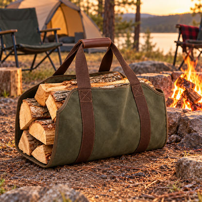 Premium Portable Firewood Storage Carrier