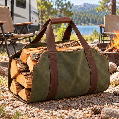 Premium Portable Firewood Storage Carrier