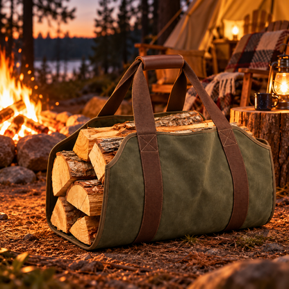 Premium Portable Firewood Storage Carrier