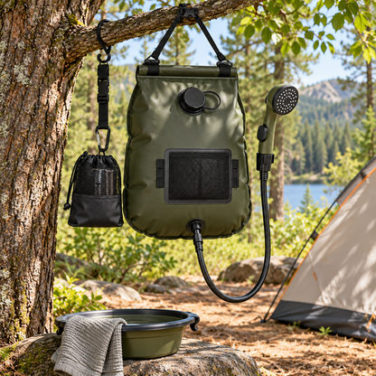 Portable Solar Camping Shower Station