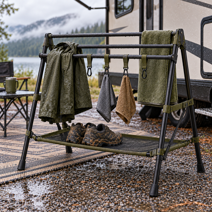 Foldable Camping Gear Drying Rack