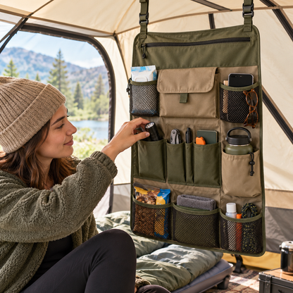 Hanging Camping Storage Organizer