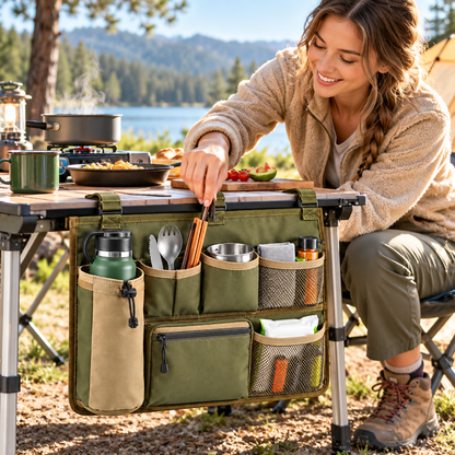 Universal Camping Table Side Organizer