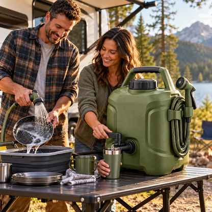 Portable 3-in-1 Camping Water Station